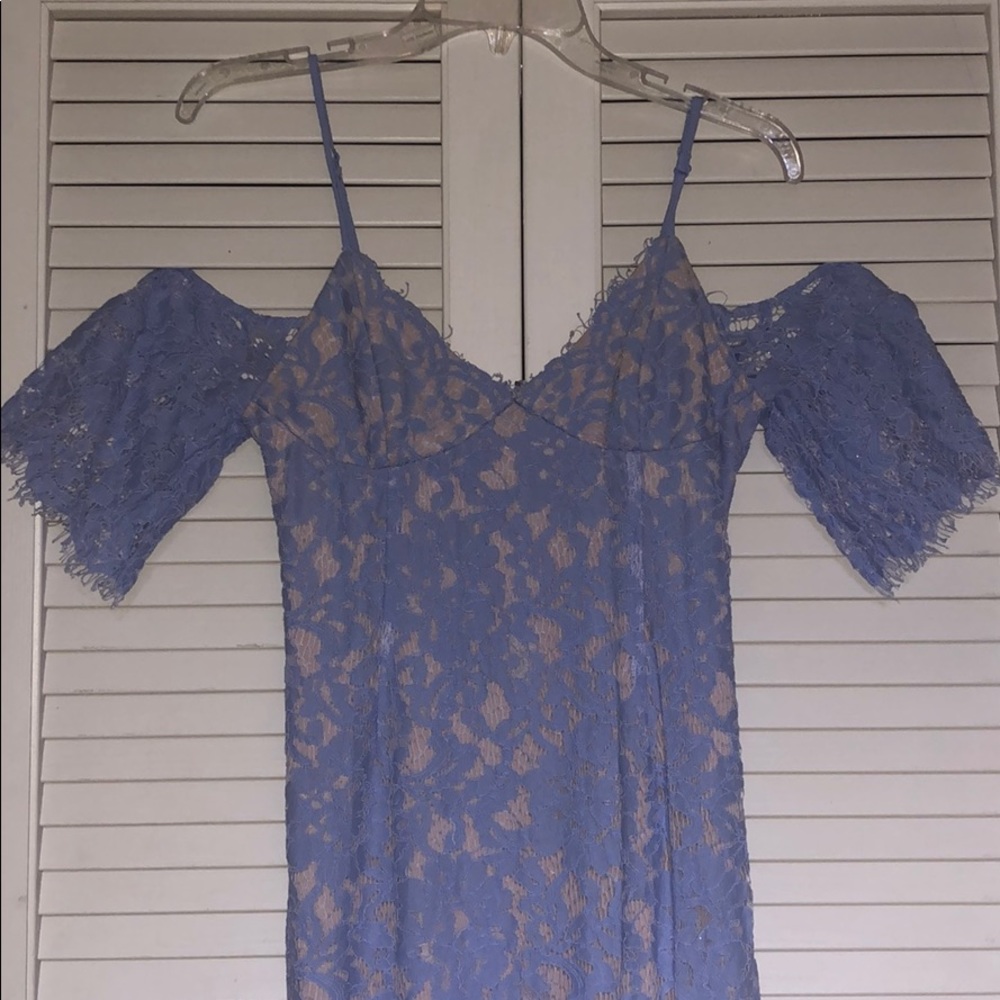 Design Lab Lord & Taylor Dress Size S/P Light Blue